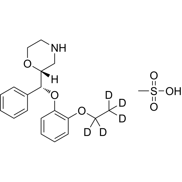 Reboxetine-d5 mesylate (reboxetine-d5 mesylate) 1285918-53-7